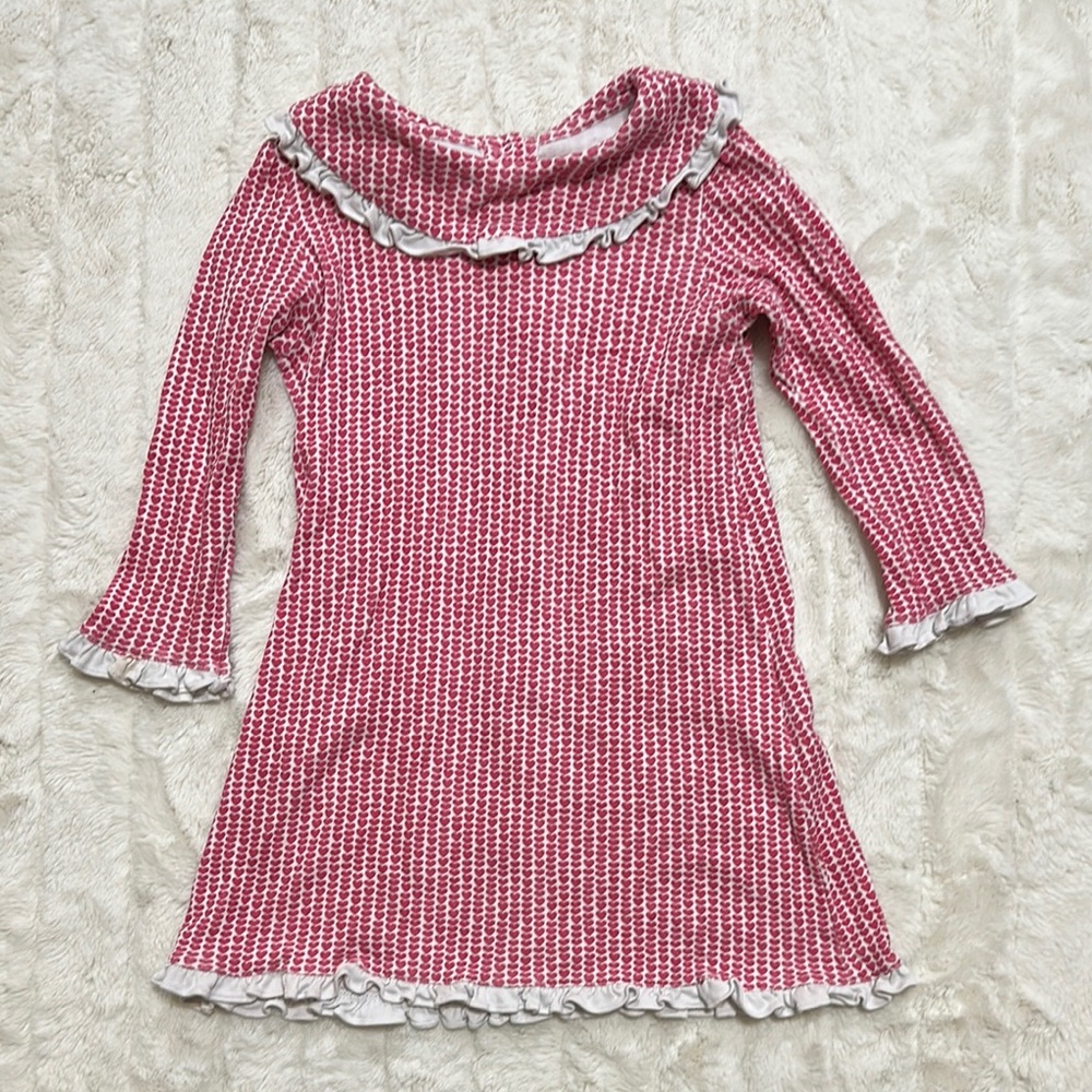 Lila & Hayes Pima heart print nightgown size 3t